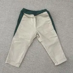 マーキーズ パンツ ベージュ ぐリーン 80
