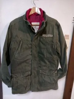 HOLLISTER オリーブグリーン ダウンライナー付きコート