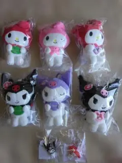 にしむらゆうじ サンリオ ぬいぐるみバッグチャーム 5種セット ドンキ