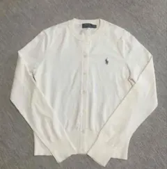 定番人気♡ラルフローレン RALPH LAUREN カーディガン ホワイト