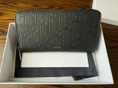 Dior ブラックレザー 長財布のサムネイル