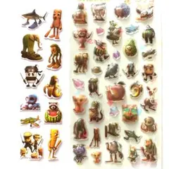 イタリアンブレインロット　ユニーク　キャラクター　シール　セット