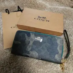 COACH カモフラージュ柄 長財布