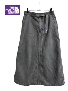 ノースフェイス パープルレーベル ナナミカ ブラック デニムスカート WM