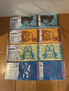 【4種8枚セット】一番くじ　ドラゴンボール　J賞　ジャガードミニタオル