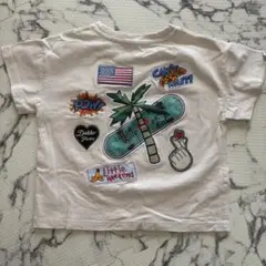 しまむら リトルウィークエンド 半袖Tシャツ 110