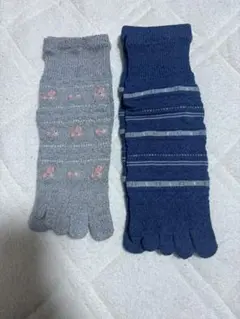 5本指ソックス 2本組