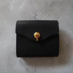 【受注制作】オコシ金具の三つ折り財布　マルゴー　フルハンドメイド 即納品可能】オコシ金具の三つ折り財布 マルゴー フルハンドメイド