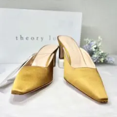 【新品タグ付】　セオリーリュクス　ミュール　パンプス　サンダル　ヒール　羊革