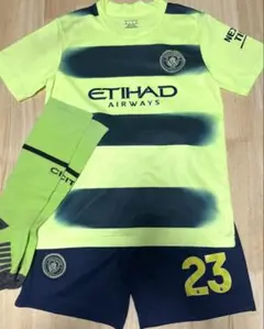 マンチェスターシティ ユニフォーム 練習着　サッカー　フットサル　140