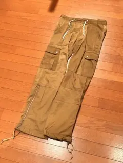 Forte Wide Cargo Pants スリット ウエストゴム - メルカリ