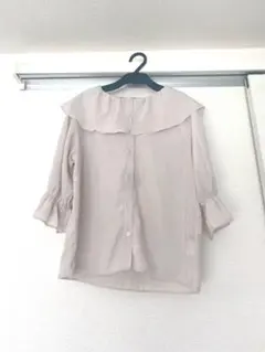 フリルシフォンブラウス M  新品未使用品