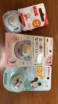 おしゃぶりセット 0-6ヶ月 0-3ヶ月のサムネイル