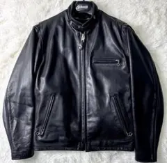 Schott シングルライダースジャケット ブラックのサムネイル