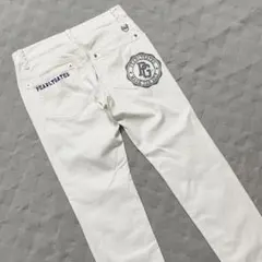 ●パーリーゲイツ●ストレッチパンツ 1 ホワイト ゴルフ スラックス 白のサムネイル