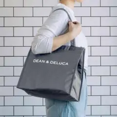 先着順❗️DEAN&DELUCA クーラーバッグ 保冷バッグ グレー L