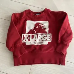 X-LARGE トレーナー　赤　100cm
