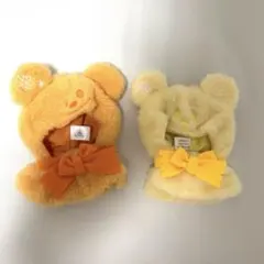 ディズニーストア ユニベアシティ シークレットポンチョ オレンジ イエロー