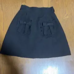 地雷　リボン　フレアスカート