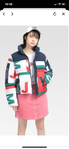 Tommy Hilfiger ダウンジャケット 多色 パッチワーク