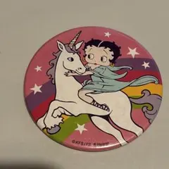 Betty Boop ユニコーン 缶バッジ