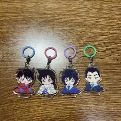 名探偵コナンふらっとめじるしアクセサリーちぢませ隊 4つセット