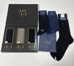 【新品未使用】メンズ靴DAKS/ポロラルフローレン 6足セット