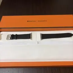 【未使用】Apple Watch HERMES レザー ブラック 黒