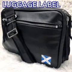 LUGGAGE LABEL 黒 ショルダーバッグ LUGGAGE LABEL ラゲッジ レーベル ニューライナー ショルダー