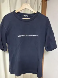 ネイビー Tシャツ GU