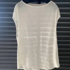 PLST オフホワイト フレンチスリーブTシャツ Mのサムネイル