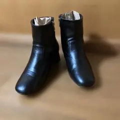 クロッシー　しまむら　ショートブーツ 4Ｌ　ブラック