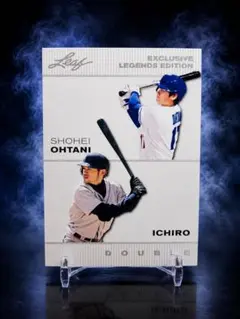 2023 Leaf EXCLUSIVE イチロー鈴木 大谷翔平 コンビカード