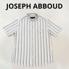 JOSEPH ABBOUD　ジョセフアブード　ストライプ　半袖シャツのサムネイル