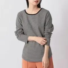 ロリーズファーム トップス カットソー インナー 長袖 秋冬春 おしゃれ 黒 Ｆ