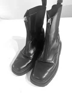 ショートブーツ　黒　ブラック　24cm 25cm UNITEDTOKYO　レザー