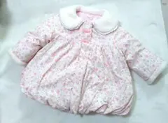 クーラクール♡花柄ピンクコート サイズ90