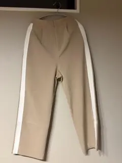 Ray BEAMS サイドライン パンツ ベージュ 0