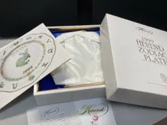 HEREND ヘレンド 2022年 寅 イヤーズプレート 新品 箱 スタンド付