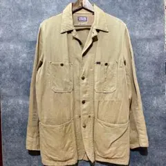 BLUE BLUE ブルーブルー HEMP カバーオール ベージュ 2 M相当のサムネイル