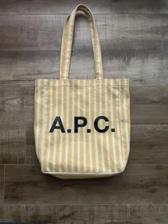 【みかづき様専用】A.P.C. ストライプ トートバッグのサムネイル