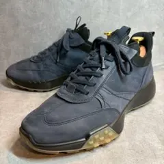 美品【ECCO】ゴアテックス/レトロスニーカー/防水/ネイビー/41のサムネイル
