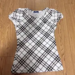 BURBERRY BLUE LABEL チェック柄 半袖Tシャツ 38のサムネイル