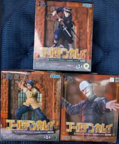 ゴールデンカムイ XrossLinkフィギュア 鯉登少尉 月島軍曹 鶴見中尉