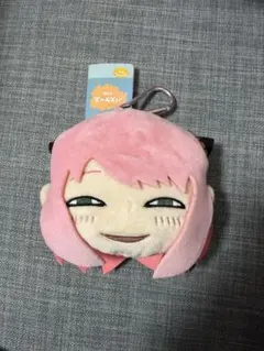 スパイファミリー アーニャ顔型ぬいぐるみ キーホルダー付き