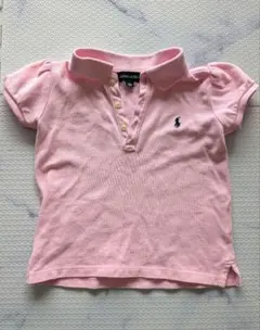ラルフローレン　ポロシャツ　90 半袖　ピンク