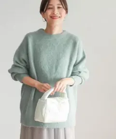 ほぼ新品　アーバンリサーチDOORS ラクーンヘアリーニットチュニック