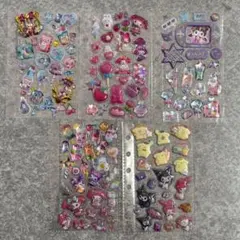 おすそ分け　A7 シール　5枚セット　全て立体です　24時間以内発送　ボンドロ