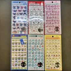 【国内正規品】ボンボンドロップシール mini ディズニー サンリオ 6種セット