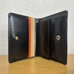 Paul Smith ポールスミス 二つ折り財布 ブラックのサムネイル